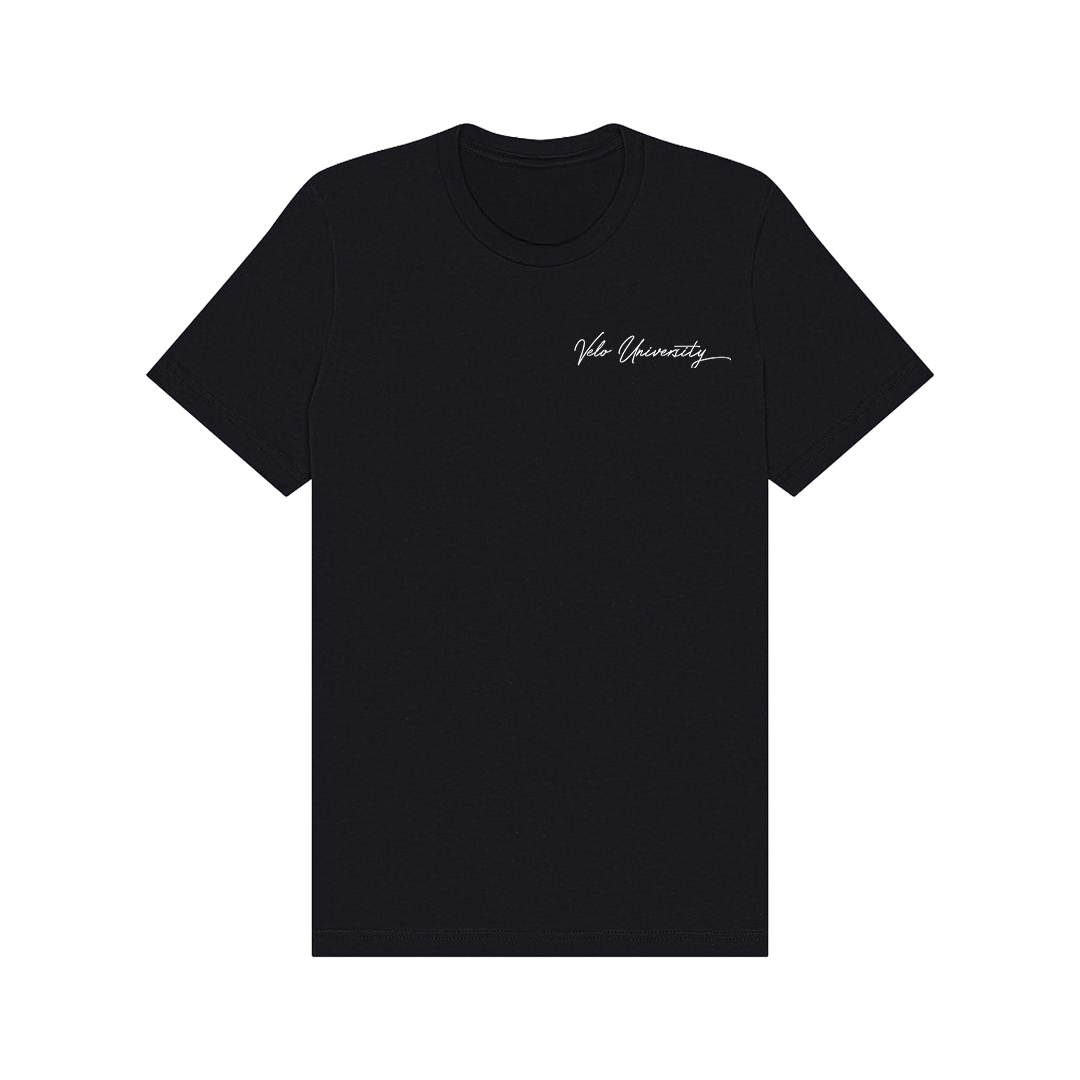 VeloU Script Tee – Black