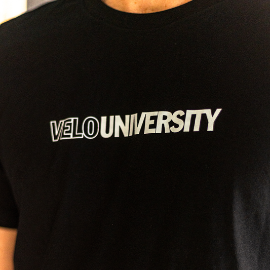 VeloU Block Tee – Black