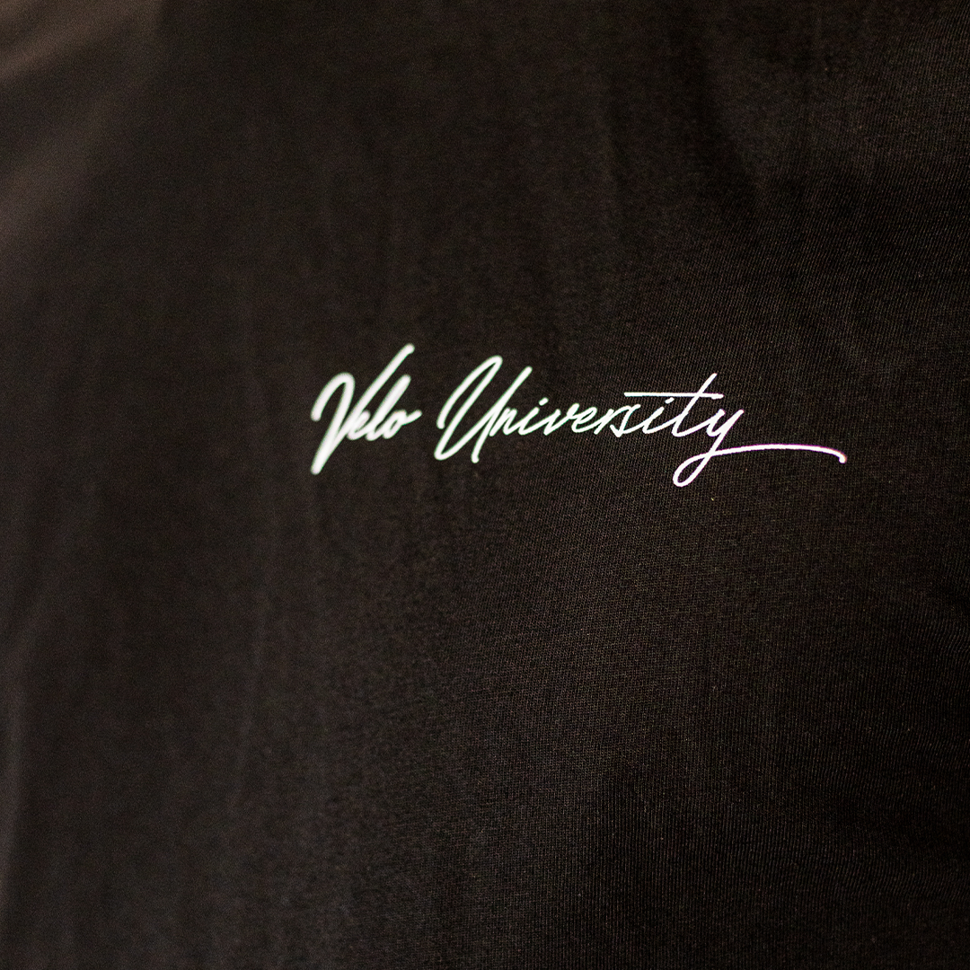 VeloU Script Tee – Black