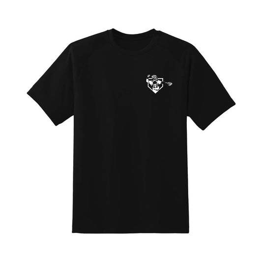 BackStopU Black T Shirt