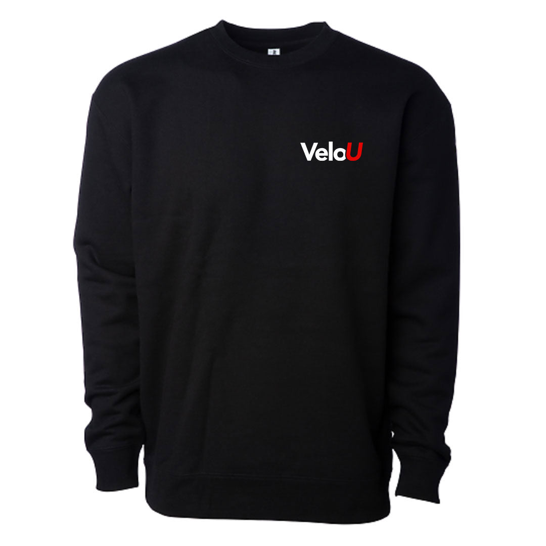 VeloU Black Crew Neck