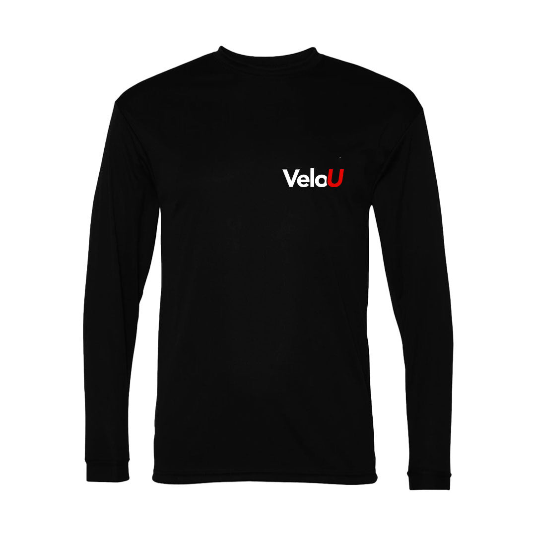 VeloU Long Sleeve Black Shirt